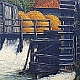Landschaft aus zweiter Hand - Finish für das unvollendete Bild eines unbekannten Malers, 75 x 100